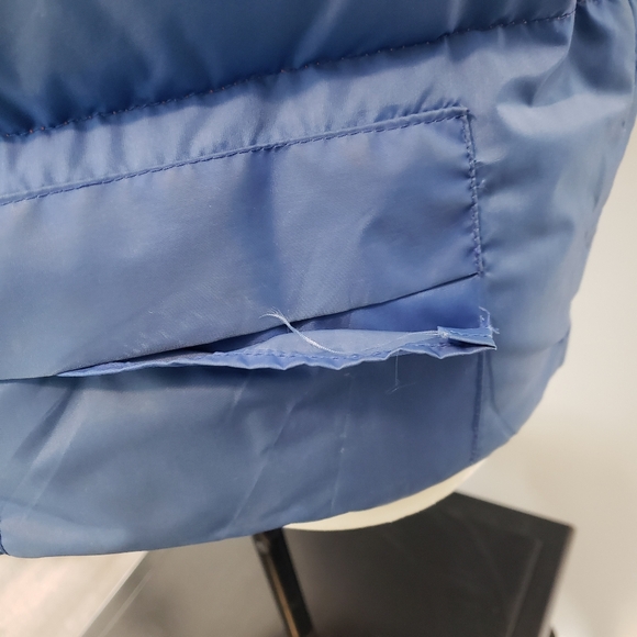 Vintage 80's Montgomery Ward Duck Down Reversible Multicolor Vest Size Medium - Picture 10 of 14